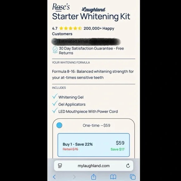 NEW • LED Teeth Whitening Kit • Laughland Bundle - Picture 11 of 12